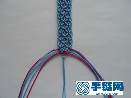 雙色玉線手繩的制作教程