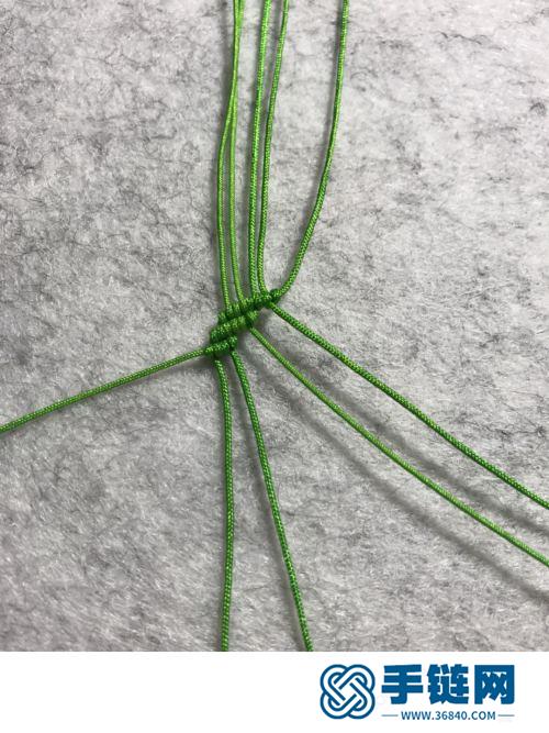 斜卷結(jié)立體串珠寶葫蘆掛件的詳細(xì)編制方法