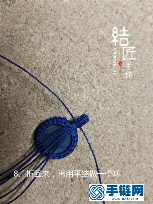 中國結拉長石手鏈的編制教程