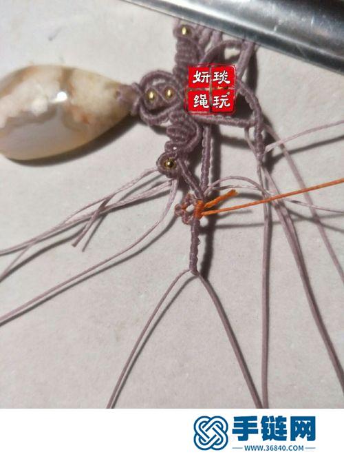 中國(guó)結(jié)玉線有孔石頭項(xiàng)鏈的詳細(xì)編制方法