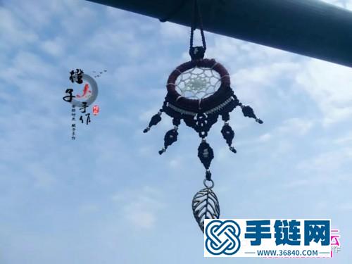 玉線麻繩銀珠戀曲掛飾的詳細制作圖解