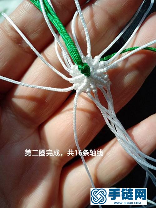 鉤編結(jié)合玉線白菜小掛飾的詳細(xì)制作教程