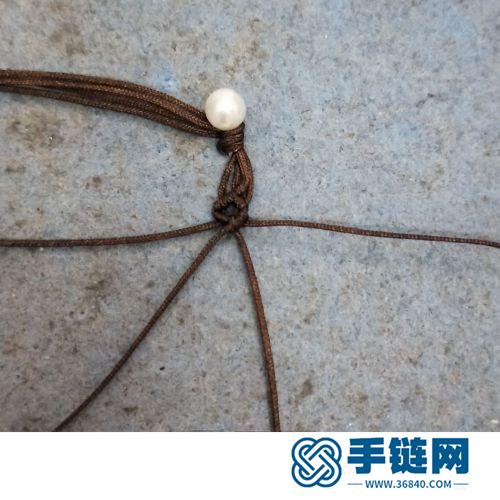中國結玉線葫蘆串貝珠掛飾的詳細編制方法