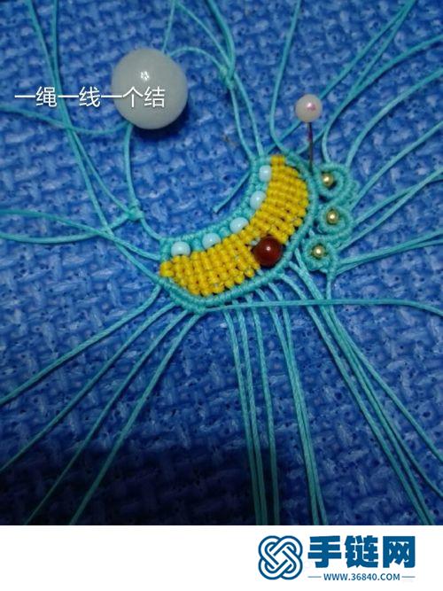 中國結南美蠟線才子帽的詳細制作方法