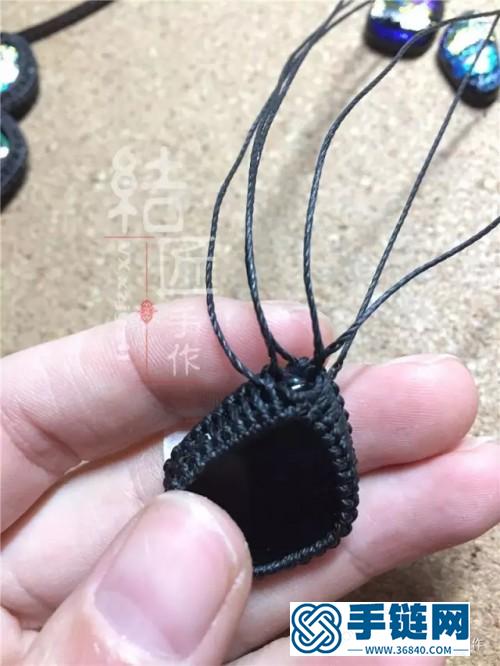 隨型小石頭簡單拼接款毛衣鏈的詳細制作圖解