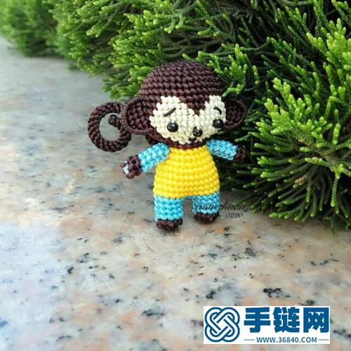 一步步教你繩編可愛小猴的詳細編制教程