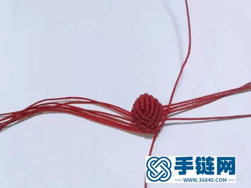 編繩三色堇胸針的制作教程