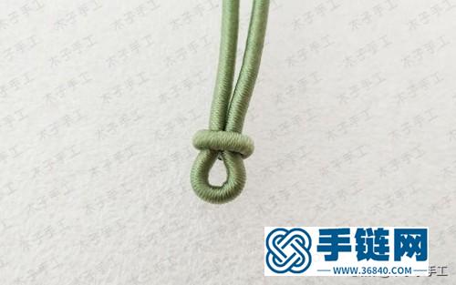 中國(guó)結(jié)花結(jié)項(xiàng)鏈繩的制作步驟圖