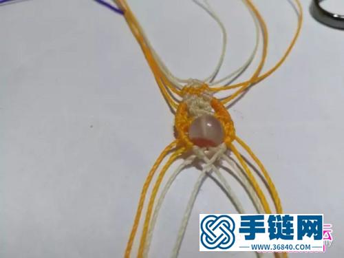 一步步教你南紅珠斜卷結(jié)戒指的詳細制作步驟圖