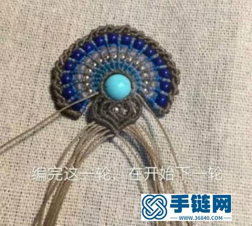 中國結玉線串珠耳飾吊墜教程的詳細制作教程