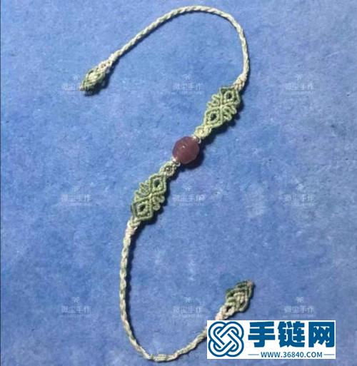 中國結珊瑚玉鈴鐺手繩的詳細編制方法