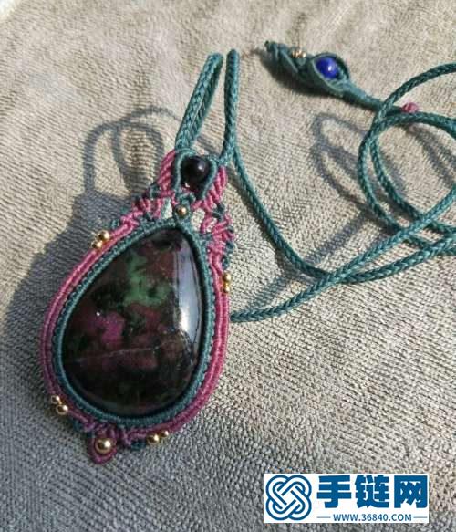 中國結扁蠟包石木藍的詳細制作圖解