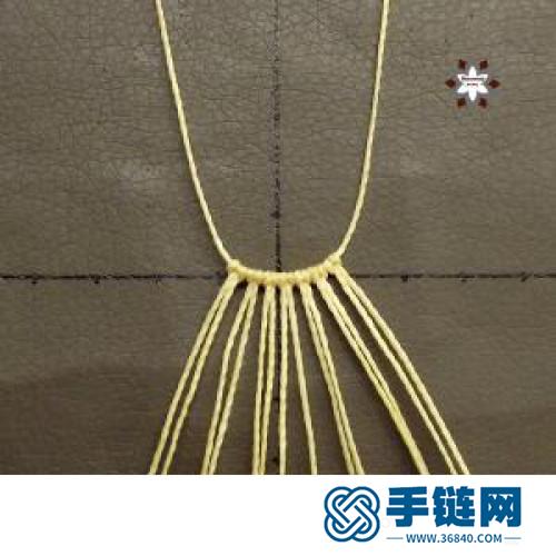 中國結蠟線瑪瑙珠花朵耳環