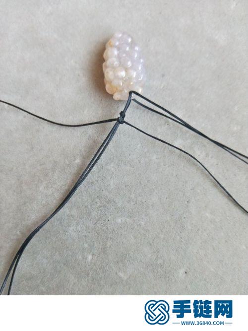 中國結扁蠟琺瑯扁珠扣頭的制作圖解