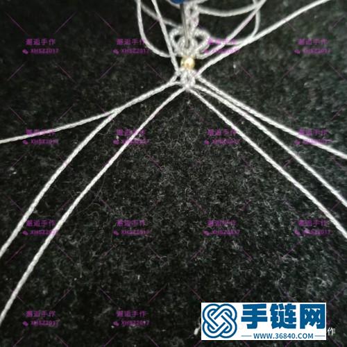 少女心爆棚的繩編蝴蝶結戒指的詳細教程
