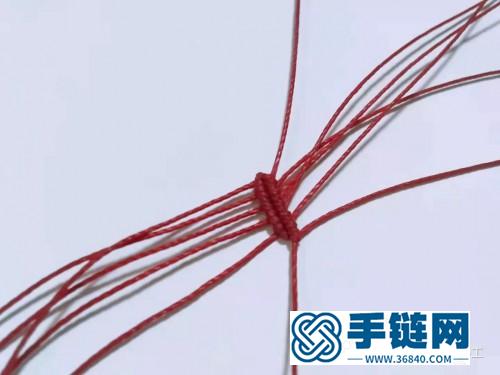 編繩三色堇胸針的制作教程
