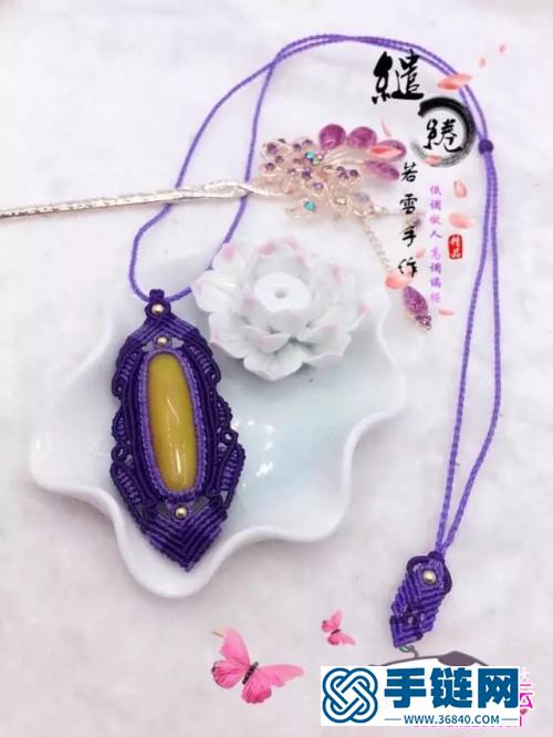 雙色桶珠項鏈的詳細制作圖解