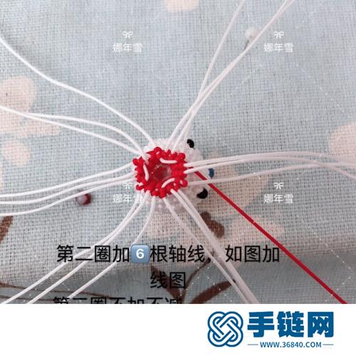 中國結玉線圣誕老人的詳細編制方法