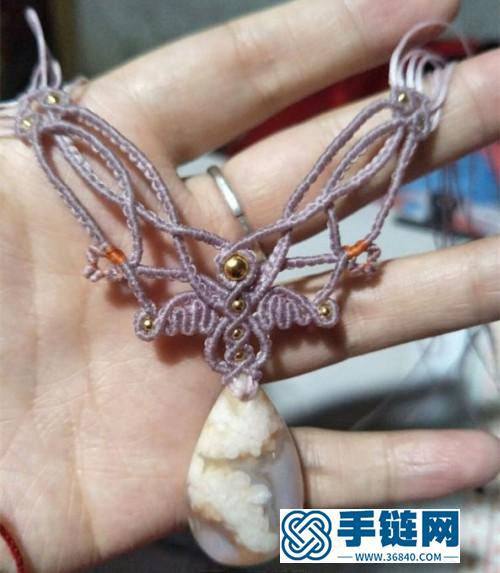 中國(guó)結(jié)玉線有孔石頭項(xiàng)鏈的詳細(xì)編制方法
