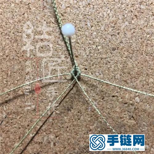 彩金鎖骨鏈掛繩的詳細制作圖解