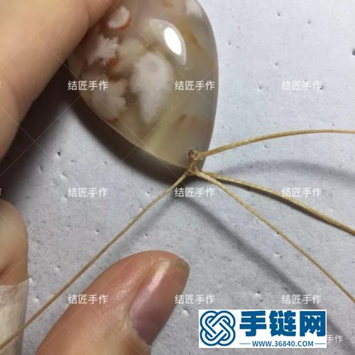 扁蠟櫻花瑪瑙毛衣鏈的詳細制作圖解