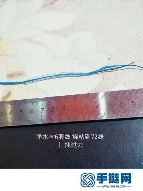 一步步教你繞線珠子款手繩的制作圖解
