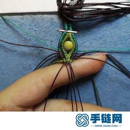 中國結八股辮掛繩尾扣扣頭的詳細編制方法