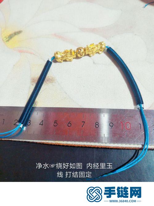 一步步教你繞線珠子款手繩的制作圖解