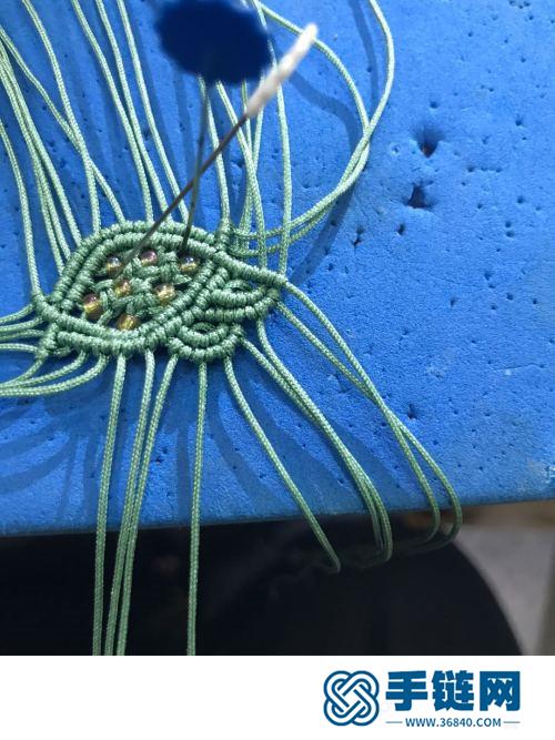 中國結玉線夏日公主手繩的詳細制作圖解