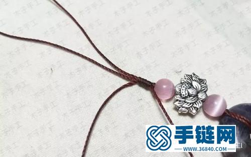 中國(guó)結(jié)平安扣鑰匙掛件的編法步驟圖