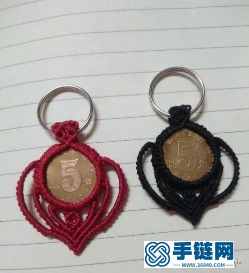 情侶款愛心鑰匙扣的制作圖解