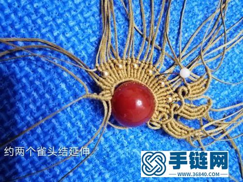 繩編古代將士頭盔造型小掛件的詳細(xì)制作方法