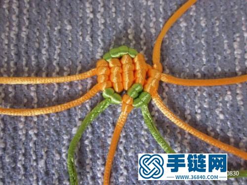 玉線梅花涼拖鞋的詳細(xì)編制教程