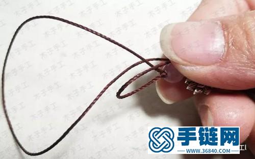 中國(guó)結(jié)平安扣鑰匙掛件的編法步驟圖
