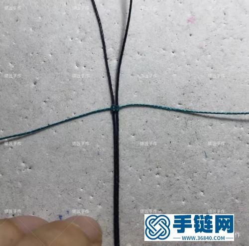 中國結蠟線小福疊蜜蠟項鏈掛件的詳細制作圖解