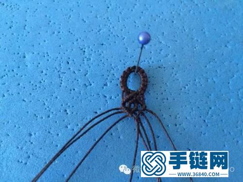 南美圓蠟線金曜石虎眼石手繩的縫制教程