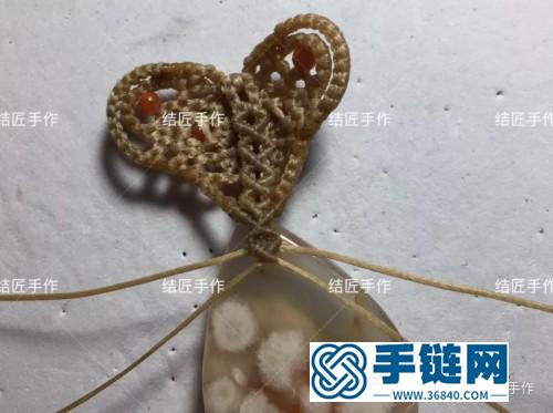 扁蠟櫻花瑪瑙毛衣鏈的詳細制作圖解