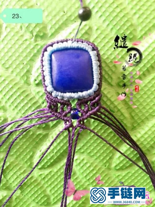 繩編藍玉髓鎖骨鏈的詳細(xì)制作圖解