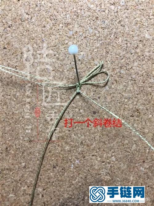 彩金鎖骨鏈掛繩的詳細制作圖解