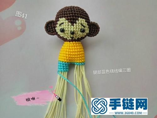 一步步教你繩編可愛小猴的詳細編制教程