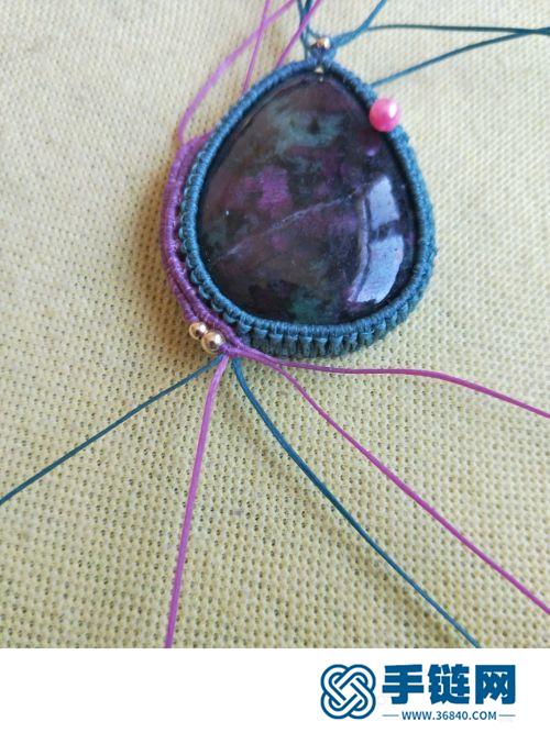 中國結扁蠟包石木藍的詳細制作圖解