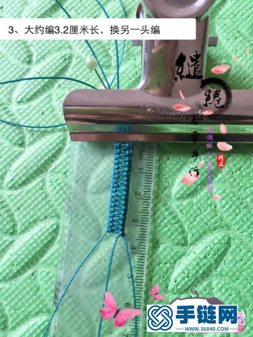 蠟線粉晶青紗挽妝項鏈的詳細制作圖解