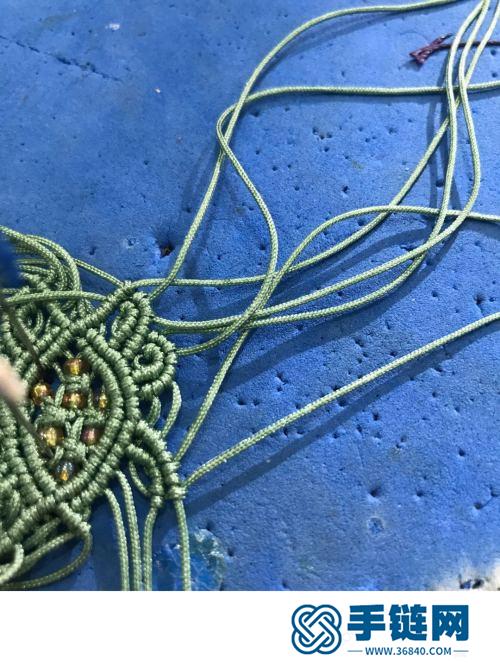 中國結玉線夏日公主手繩的詳細制作圖解
