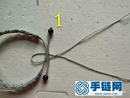 玉線包五角硬幣手鏈的詳細(xì)編制教程