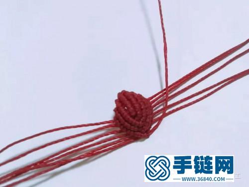 編繩三色堇胸針的制作教程
