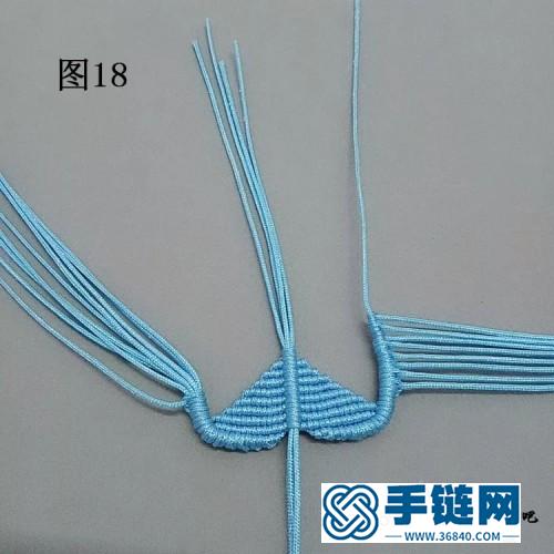 中國結愛心蝴蝶書簽的詳細制作圖解