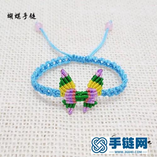蝴蝶手鏈的詳細編制方法