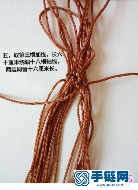 繩編立體擺件小黃雞的詳細編制教程
