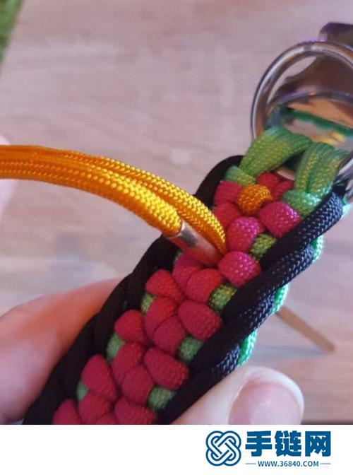 中國結傘繩花帶的詳細制作方法