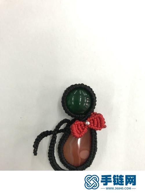 立體雙面斜卷結(jié)小貓咪掛飾的詳細(xì)制作圖解